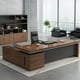 thumbnail image 3 of Luxury Office Table Desks Designer Ceo Executive Desk Manager L Shaped MDF Table New Modern Office Furniture Office Table My Lux Decor Round, 3 of 20