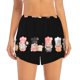 thumbnail image 2 of Balery Baker Gnome Pantalones cortos deportivos para mujer con forro y dos bolsillos, elásticos, para entrenamiento, gimnasio, yoga-X-Large, 2 of 7