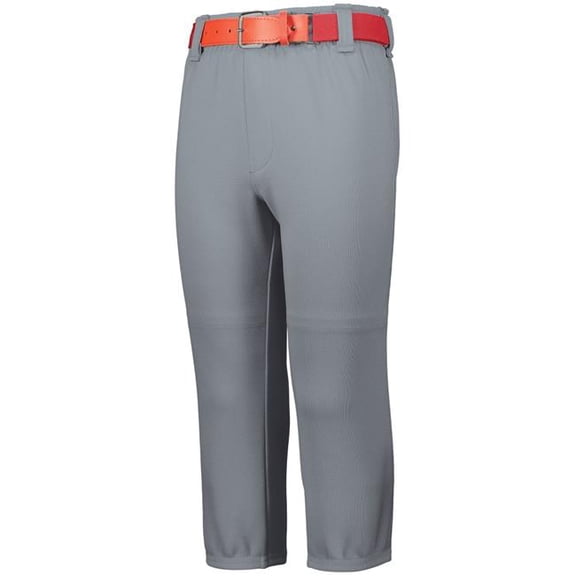 Augusta Sportswear 6851.053.L Youth Gamer Pull-Up Baseball Pant with Loops, Blue Grey - Large