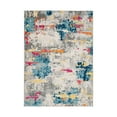 thumbnail image 2 of World Rug Gallery Distressed Abstract Pattern Multi 7'10" x 10' Area Rug, 2 of 8