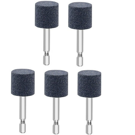 

5Pcs Hexagonal Shank Grinding Wheel Sharpening Head Portable Grinding Drill Tool