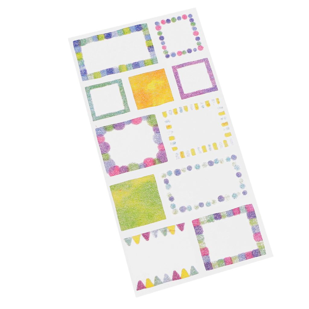 Adhesive Paper Supplies Scrapbook Kit Paper Stickers