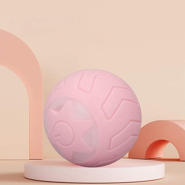 Peppy Pet Ball Bola Autogiratoria Juguetes Interactivos Para Gatos Con Flash LED Bola Rodante Bola Autogiratoria Recargable Por USB Bola Rodante Activa Juguetes