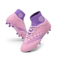 thumbnail image 5 of Dream Pairs Kids High Top Soccer Shoes Boys Girls Youth Firm Ground Football Cleats Outdoor Training Athletic for Little/Big Kid, 5 of 6