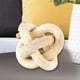 thumbnail image 3 of Adornos de cadena de madera con nudo de madera de 3 eslabones para mesa de café, fáciles de limpiar y Beige, 3 of 9