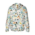 thumbnail image 2 of Picia Cartoon Dinosaur Women's Men's UPF 50+ Sun Protection Hoodie Shirt Long Sleeve SPF Fishing Outdoor UV Hiking Lightweight Shirts-X-Large, 2 of 9