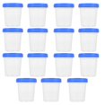 thumbnail image 1 of 15 Pcs Container Lid Specimen Cup Lid Lab Reagent Cups Sample Seal Cups Liquid Sampling Cups Sample Cup Graduated, 1 of 3
