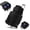 Black-Bowling Bag Set, variant on Sturdum Rolling Bowling Ball Bag with Wheels, Bowling Roller Bag with Shoe Compartment, Retractable Handle & EVA Ball Dividers