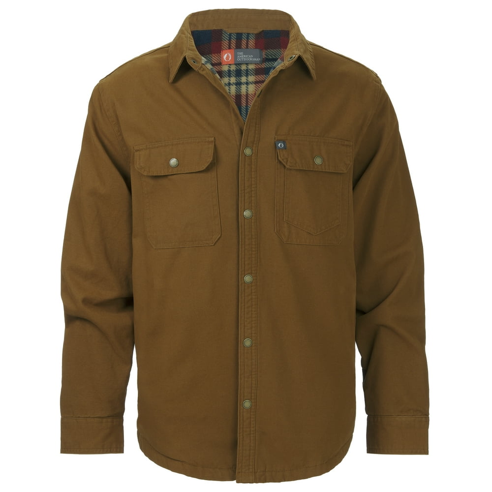 The American Outdoorsman The American Outdoorsman Solid Canvas Shirt