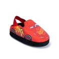 thumbnail image 3 of Pixar Cars Lightning McQueen Rust-Eze Toddler Scruff Slippers-Size 9, 3 of 7
