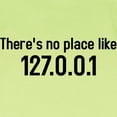 thumbnail image 3 of CafePress - There's No Place Like 127.0.0.1 Infant T Shirt - Infant T-Shirt, 3 of 4