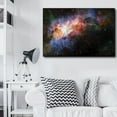 thumbnail image 2 of wall26 - Colorful and Vibrant Starry Galaxy - Canvas Art Home Art - 12x18 inches, 2 of 4