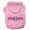 Light Pink, variant on Pet Dog Cat Hoodie Screen Printed, "Patriotic Star Paw"