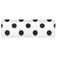thumbnail image 3 of Ryvnso Black Polka Dots Window Valance Kitchen Farmhouse Rod Pocket Short Curtain 54x18 inch, 3 of 6