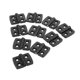 thumbnail image 2 of 10 unids 40 * 30 mm puerta butts bisagras negro mini plástico nylon cajón caja de madera bisagra de gabinete for hardware de muebles, 2 of 6