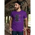 thumbnail image 2 of Groovy Techno Style Art T-Shirt Men -Image by Shutterstock, Male x-Large, 2 of 4