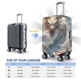 thumbnail image 4 of Kdxio Cool Cloud White Dragon Pattern Luggage Cover for Travel,Elastic and Durable,Fits 18-32 Inch,Anti-Scratch Suitcase Protector-No luggage included, 4 of 5