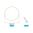 thumbnail image 2 of Unique Bargains 10 Inch Bamboo Macrame Floral Hoop Craft Rings with 1 Scissor for DIY Decor 6Pcs, 2 of 6