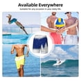 thumbnail image 7 of Kdxio Christmas Fir Tree Print Men'S Swim Trunks With Compression Liner 7 Inch Inseam Quick Dry Swim Shorts, 7 of 7