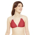 thumbnail image 4 of Red Polka Dots Strappy Triangle Swimsuit Bikini Top-Beach Pool Wear-Jacuzzi, 4 of 4