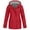 Red-A, variant on Raincoat for Women Clearance Women Solid Rain Jacket Outdoor Plus Size Hooded Raincoat Windproof