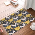 thumbnail image 4 of Gukieu Mouse Cheese Print Dust-proof Floor Mats, Water-absorbent and Non-slip Flannel Door Mats 16x24in, Home Decoration Suitable for Kitchen, Bathroom, Garage, 4 of 7