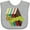 AC-Heather Grey, variant on Inktastic Bookworm Books Reading Boys or Girls Baby Bib