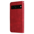 thumbnail image 2 of TECH CIRCLE for Google Pixel 8 Pro Wallet Flip Case, 3 Credit Cards Slot Holder Case with Zipper Pocket, PU Leather Wallet Kickstand Soft TPU Inner Case Cover for Google Pixel 8 Pro,Red, 2 of 11