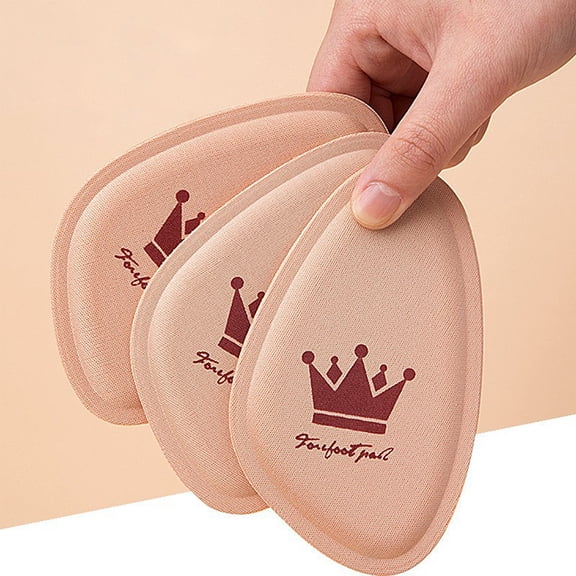 Crown Half-size Pad Insoles, Women's Forefoot Pads, Pain-proof, Ultra-soft Heels, Do Not Tire The Feet