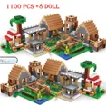 thumbnail image 3 of The Mountain Cave Elevator Village Tree House Building Block With Figures Compatible 21137 My World Bricks Set Gifts Toys G220524, 3 of 5