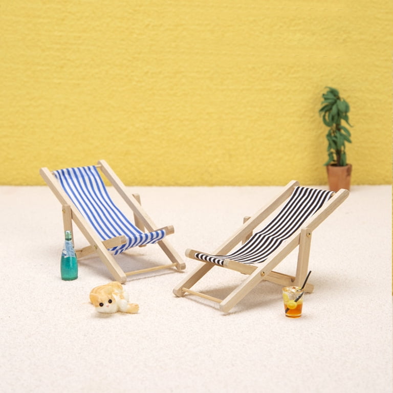 Beach Mini Decoration Umbrella Cake Toppers Tiny Palm Tree Sandbox Toys Office Desk Accessories Chair Seaside
