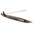 thumbnail image 3 of Lavish Cover Vintage Fisherman Boat Incense Holder, Alloy Incense Stick Burner with Intricate Carvings, Decorative Incense Tray for Yoga, Meditation & Home Decor, 3 of 7