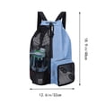 thumbnail image 2 of Precio sorpresa!Mochila del cordón de la malla del bolso de la nadada con la mochila mojada de la playa del bolso, el gimnasio y el bolso del engranaje del entrenamiento, 2 of 2