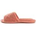 thumbnail image 2 of Roxoni Open Toe Spa Slippers for Women Microterry and Rubber Sole US Womens Sizes 6 To 12, 2 of 4