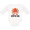 thumbnail image 3 of Inktastic Seattle Octopus Washington Vacation Boys or Girls Long Sleeve Baby Bodysuit, 3 of 5