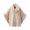 Khaki, variant on Womens Winter Coats Elegant Faux Fur Trimmed Poncho Wrap Quilted Textured Cape with Front Buckle Closure Warm Outerwear for Chilly Weather Evening Events