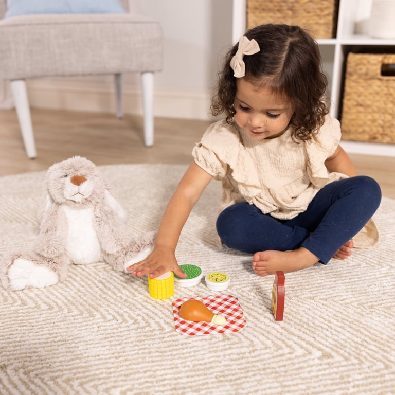 Melissa & Doug Wooden Dinner Picnic Box Play Food Set photo 2