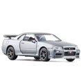 thumbnail image 1 of Welly 1/36 Nissan GT-R R34 Skyline Alloy Sports Car Model Diecast Simulation Metal Racing Car Vehicles Model Childrens Toys Gift, 1 of 4