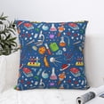 thumbnail image 4 of Fuzoiu Different Chemical Things Print Square Pillow Cover,Hidden Zipper Design,Luxury Square Pillow Case, Throw Pillow,Couch Cushion-16"x16", 4 of 7