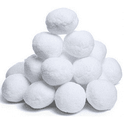 Sensory Jungle Indoor Snowball Fight - 20 Fake Snowballs (White)