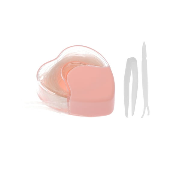 Unique Bargains 1 Set Invisible Lace Eyelid Tape for Dating Shopping Skin Color Synthetic Fiber