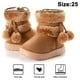 thumbnail image 2 of 1 par de botas de nieve para bebés, niños y niñas, botón Premium, suela blanda antideslizante, zapatos de cuna cálidos para primeros pasos para niños pequeños Ormromra 221826-6, 2 of 9