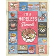 thumbnail image 5 of Cute Ramen Soup Throw Blanket Soft Flannel Blankets for Bed Couch Plush Cozy Blanket for Adults Kids 40x50 Inch, 5 of 6