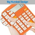 thumbnail image 6 of Calculator, Helect Standard Function Desktop Calculator (Orange) - H1001A, 6 of 7