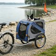 Access Panel Monitor Dog Bike Trailer, 3 Access Doors, Large Off-Road Wheels & Ventilated ...