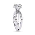 thumbnail image 3 of IGI Certified Lab Grown Diamond Engagement Ring | Center 8mm Cushion Cut Split Shank Solitaire Hidden Halo Wedding Rings For Women In 18k Solid White Gold | F-G, VS-SI Quality (2.45 Ctw) Ring Size-6.5, 3 of 4
