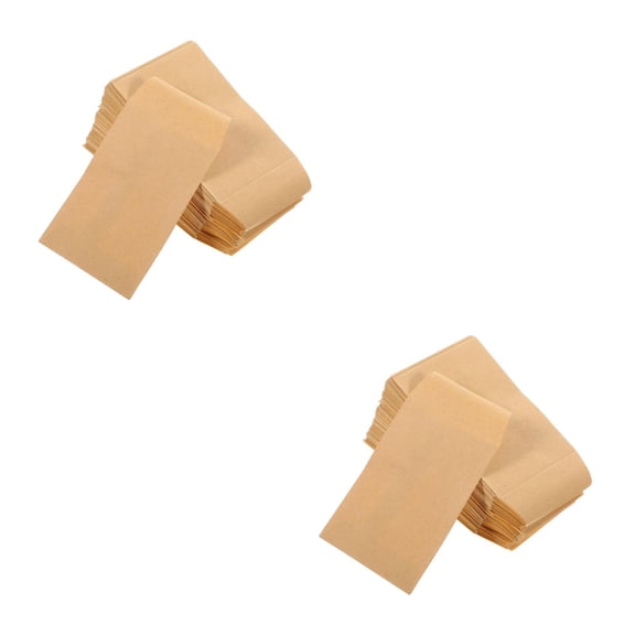 Hemoton 100 PCS Small Coin Envelopes Self Adhesive Kraft Paper Coin Envelopes Mini Parts Small Items Stamps Storage Packets Envelopes for Garden Office