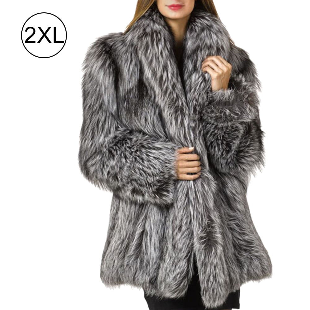 ladies fur coat