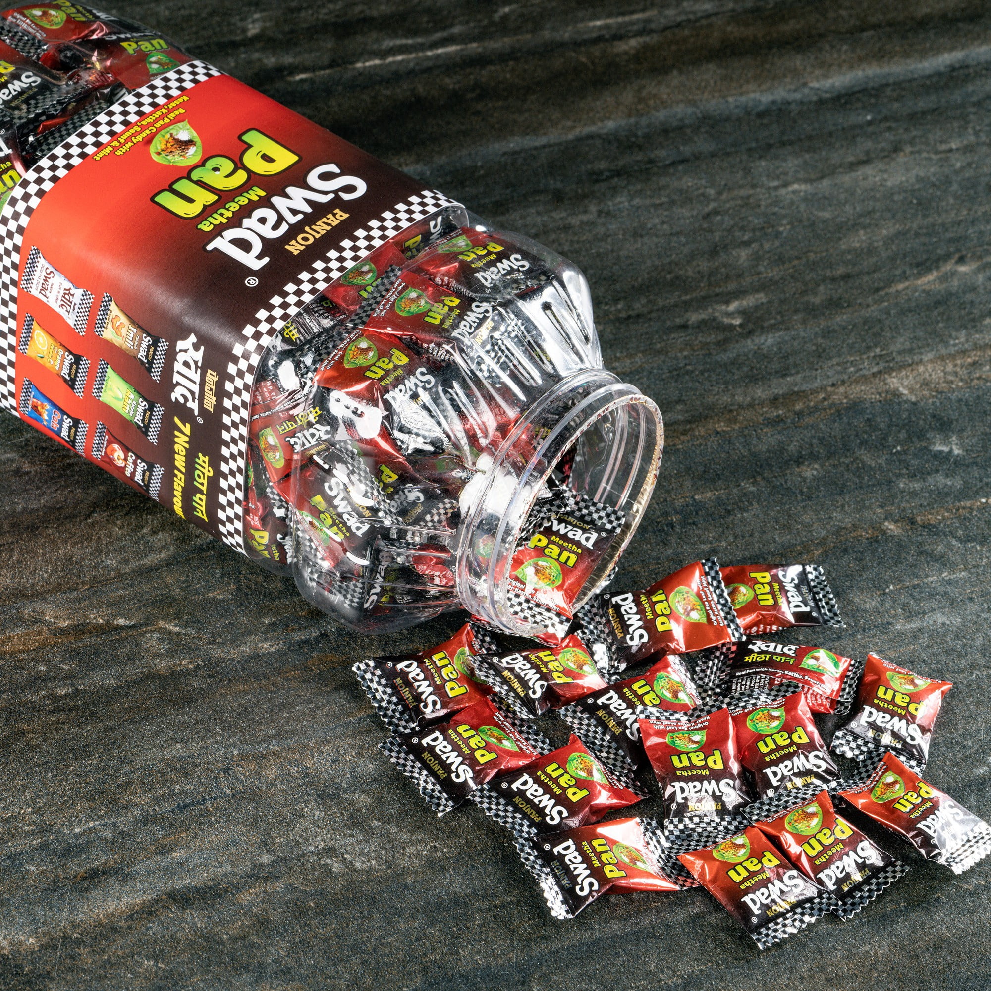 Panjon Swad Meetha Paan Candy 500g Jar – Sweet Paan Flavor Hard Candy | Refreshing Treat