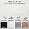 thumbnail image 5 of Sdorens Oversized Chaise Lounge Chair Indoor,Upholstered Sofa Bed with Throw Pillows and Armrests,White Couches for Living Room,Bedroom,White,Corduroy, 5 of 15